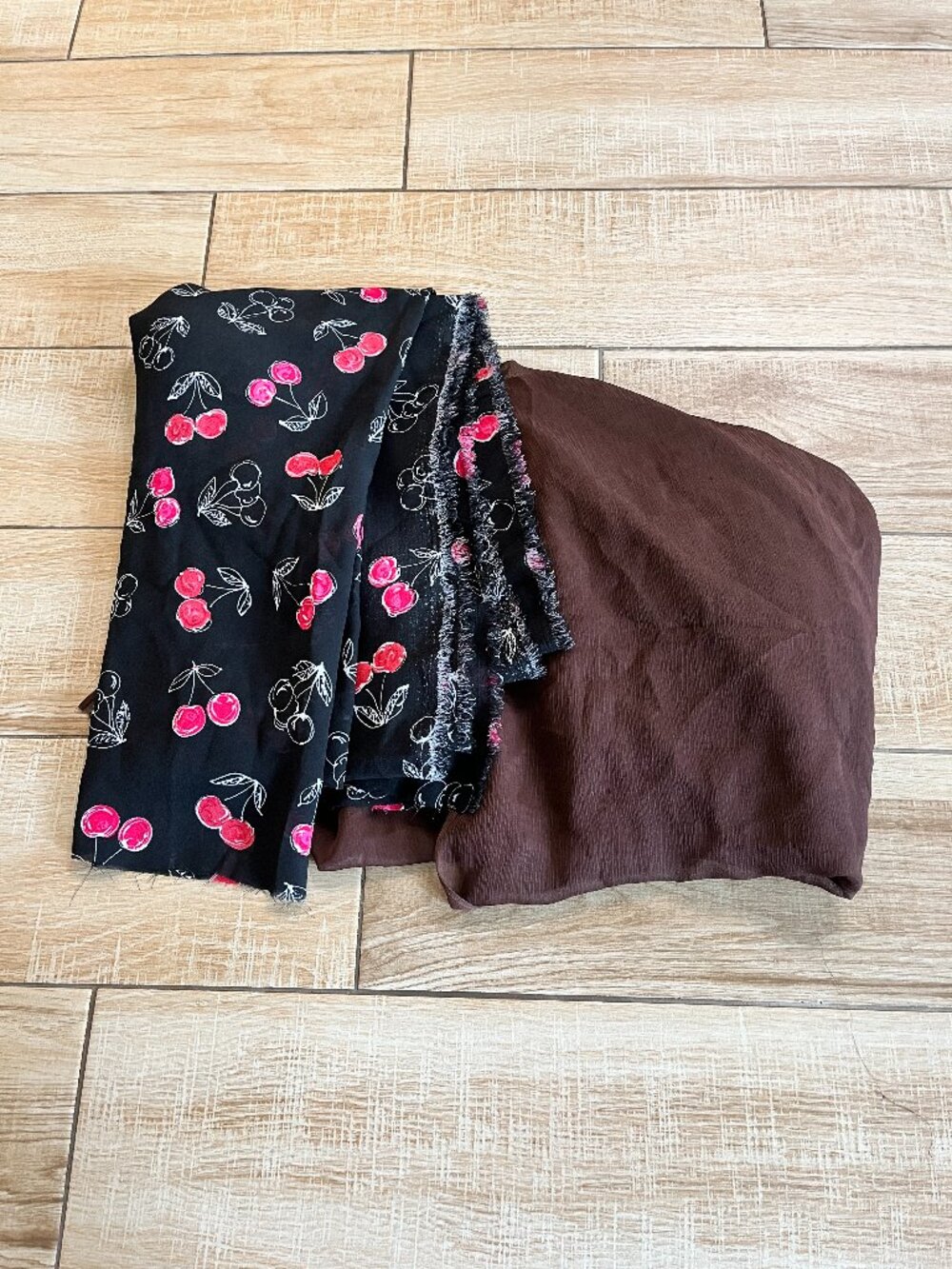 Bundle of 2 Sheer Fabric